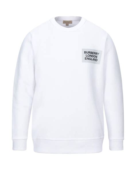 white burberry jumper|burberry sweatshirt men's.